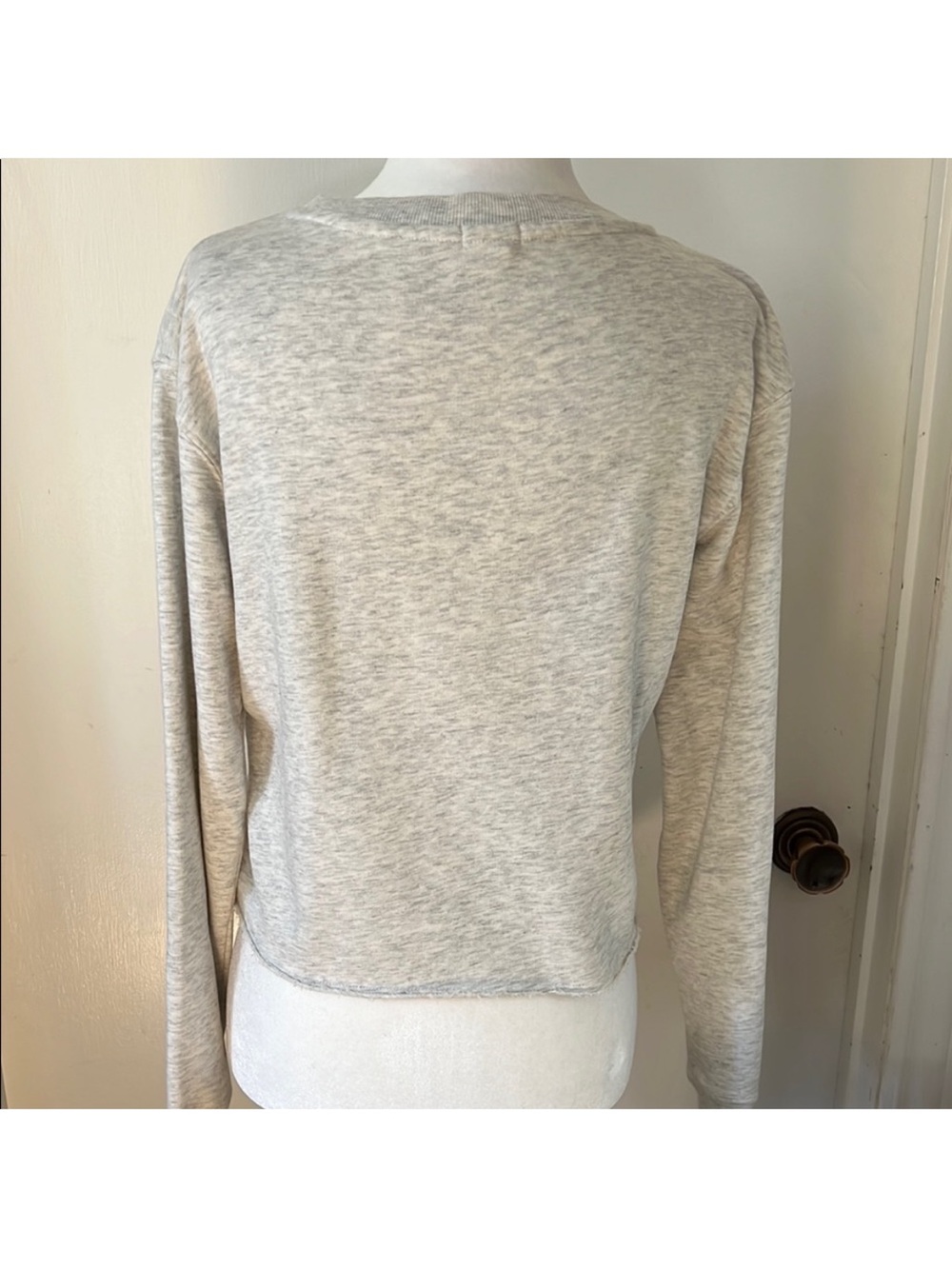 Garage • Women’s Size XS • Off white Long-Sleeve Crewneck Top - Picture 4 of 5